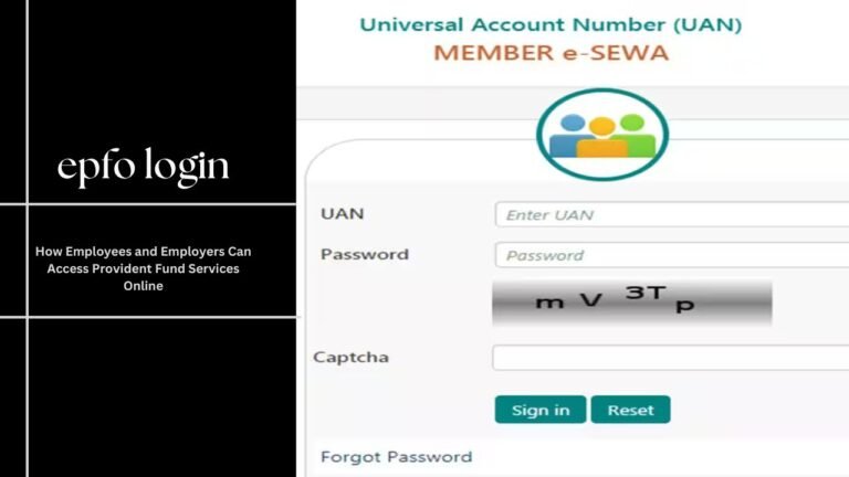 epfo login