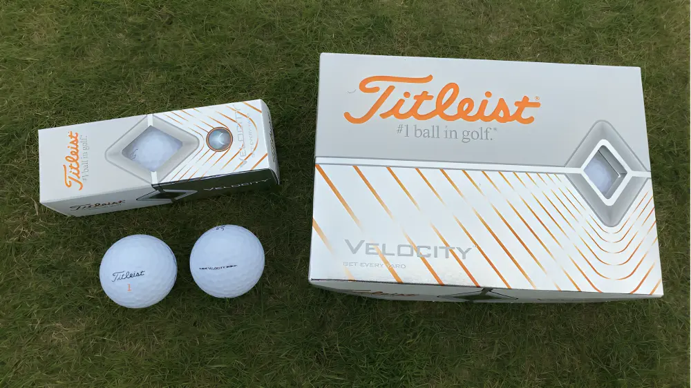 titleist velocity compression
